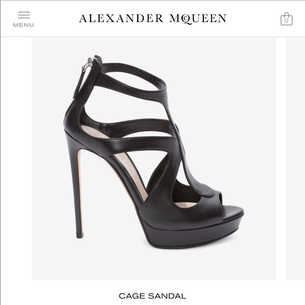 Alexander McQueen Cage Sandal